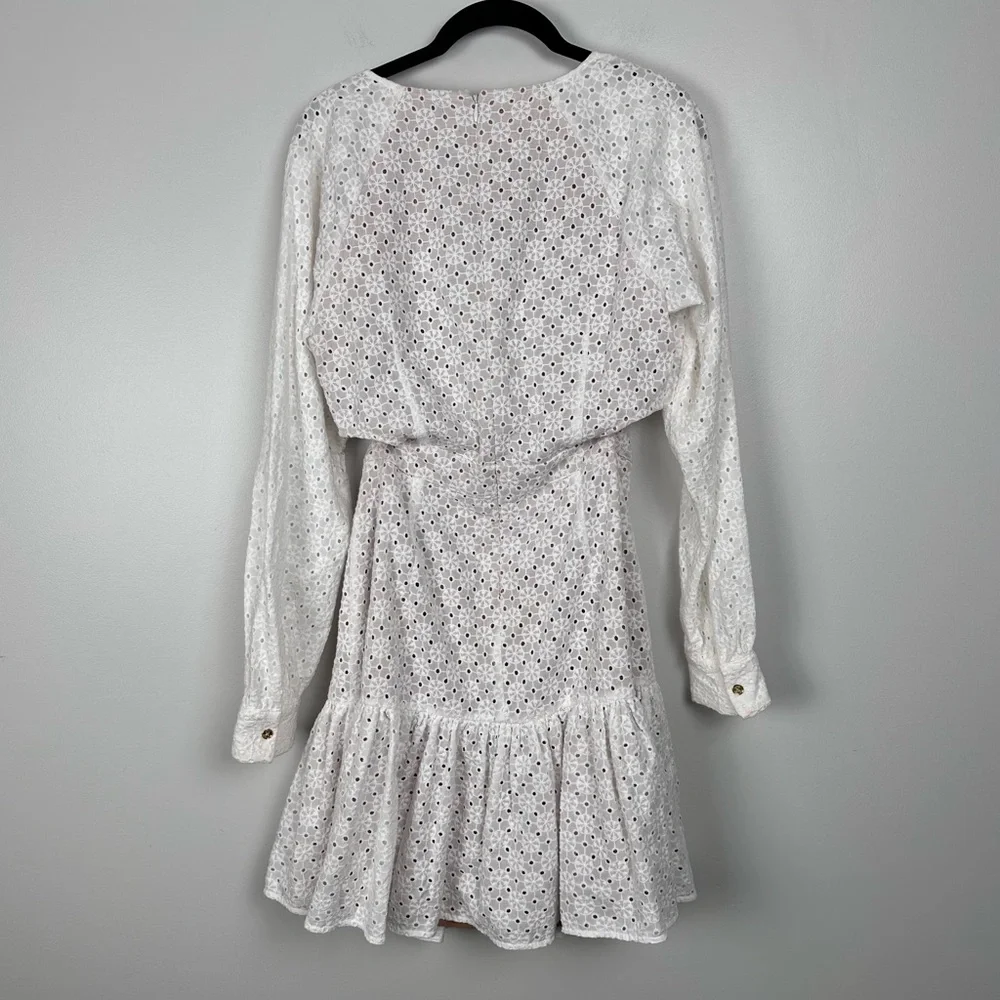 Michael Kors Eyelet Mini Dress Various NEW white Nude Cutout - Picture 10 of 11